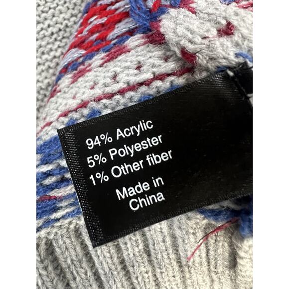 LANE BRYANT Fair Isle Open Front Knit Cardigan Jacket - Picture 9 of 12